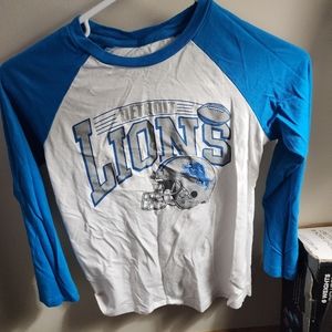 YL NFL Lions long sleeve shirt